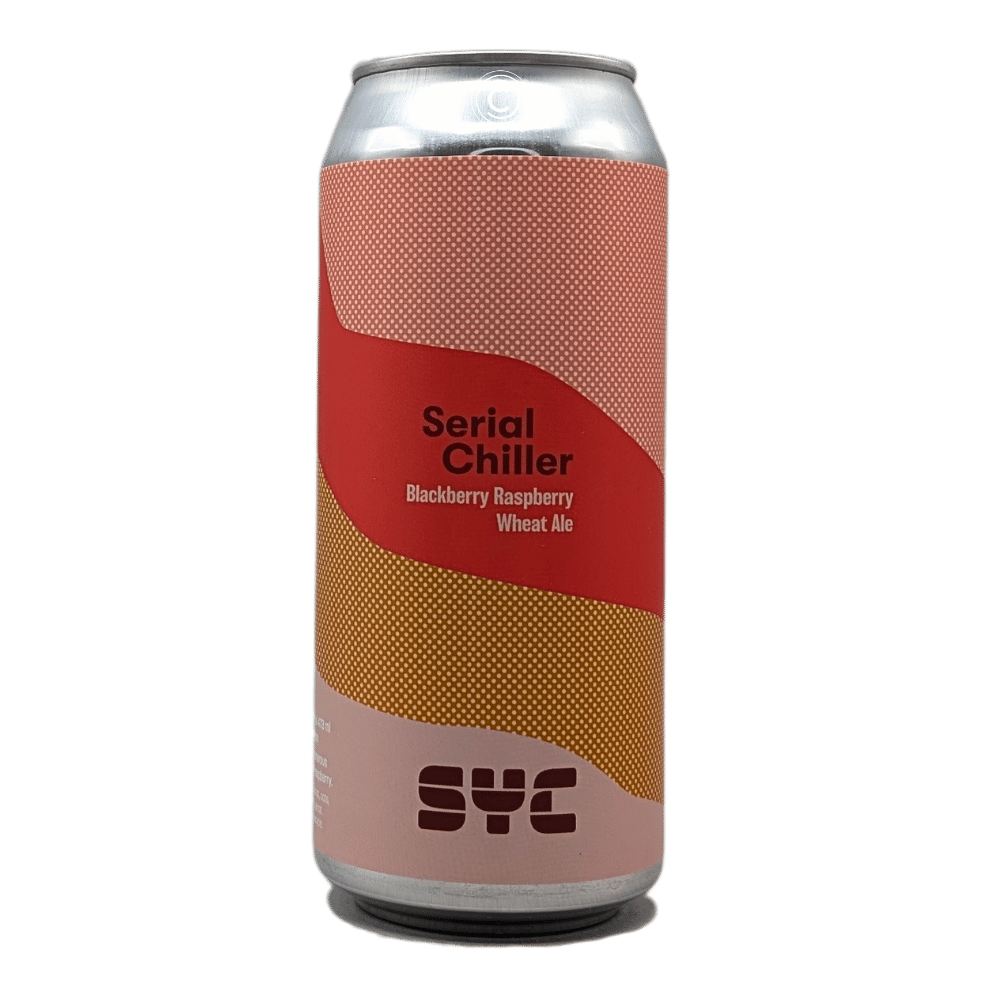 Serial Chiller Blackberry Raspberry Wheat Ale by SYC Brewing Co., beer label
