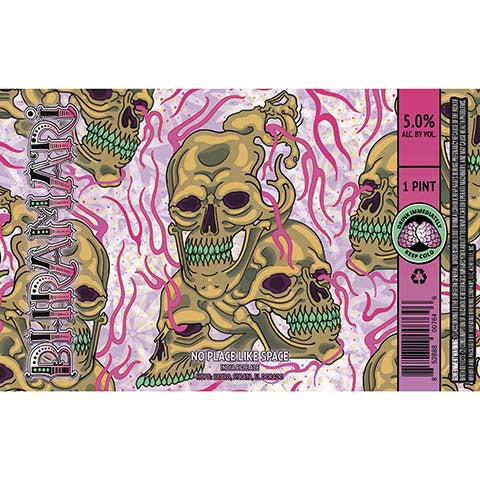 Hivemind Bhramari No Place Like Space IPA by Hivemind Brewing, beer label