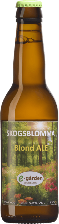Skogsblomma by E-gården, beer label