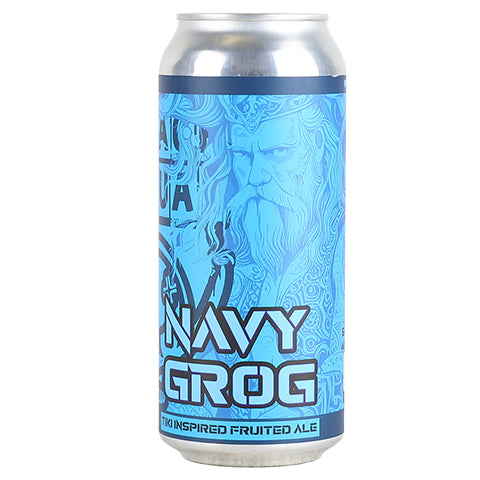 Savage Actual/Ironfire Navy Grog Tiki Inspired Fruited Ale by Ironfire Brewing Company, beer label