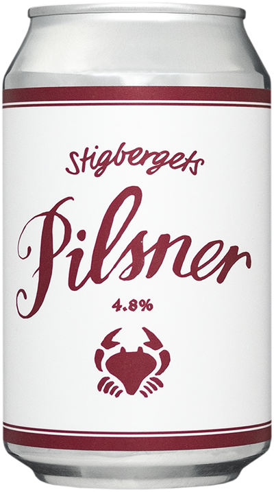 Pilsner by Stigbergets Bryggeri, beer label