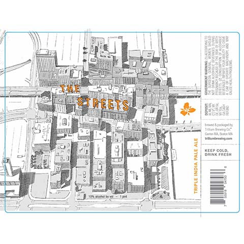 Trillium The Streets TIPA by Trillium Brewing, beer label