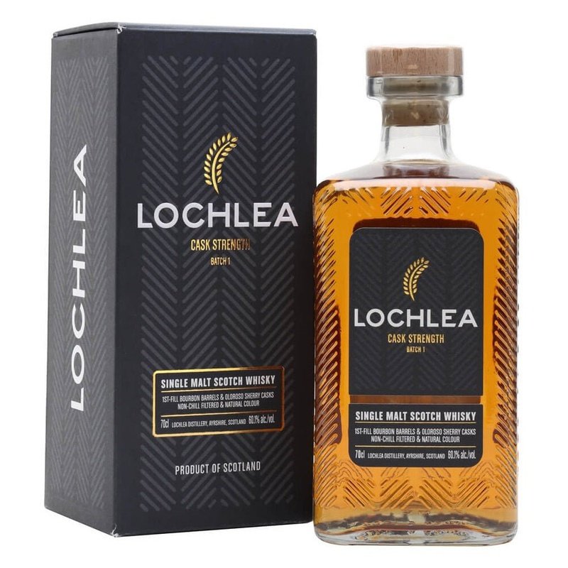 Lochlea Cask Strength Single Malt Scotch Whisky by Lochlea Distillery, beer label