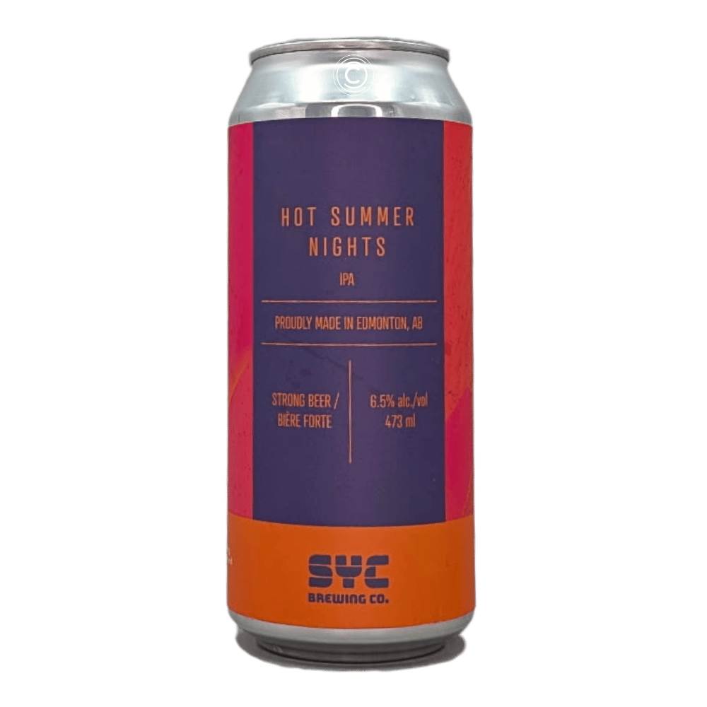 Hot Summer Nights IPA by SYC Brewing Co., beer label