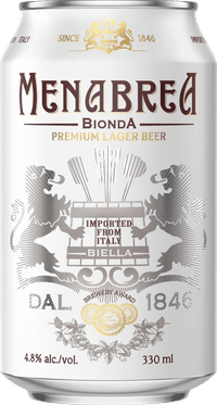 Menabrea Bionda by Birra Menabrea, beer label