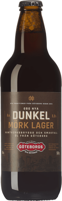 Dunkel by Göteborgs Nya Bryggeri, beer label