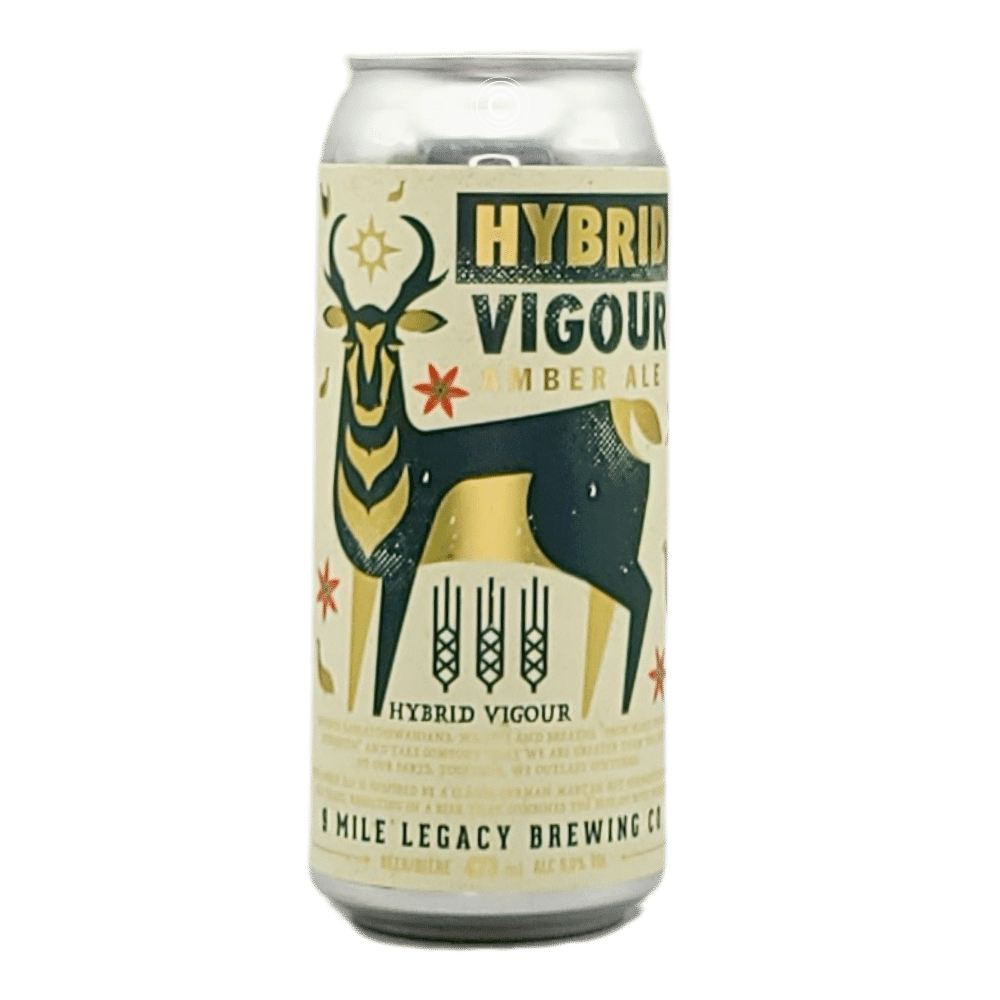 Hybrid Vigour Amber Ale by 9 Mile Legacy Brewing, beer label