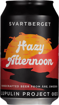 Hazy Afternoon by Svartbergets Fjällbryggeri, beer label