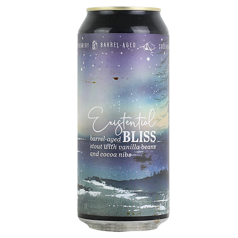 Humble Forager Existential Bliss Barrel Aged Stout by Humble Forager Brewery, beer label