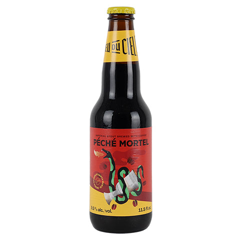 Dieu Du Ciel Peche Mortel Sierra Nevada De Santa Marta Imperial Coffee Stout by Dieu du Ciel!, beer label