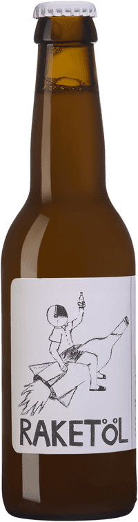 Raketöl by Brygglabbet, beer label