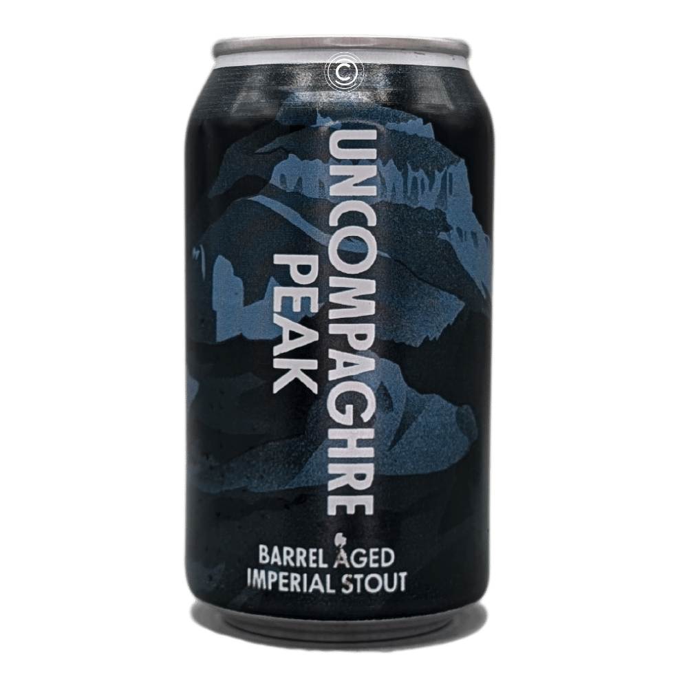 Uncompahgre Peak Barrel-Aged Stout by Born Brewing Co., beer label