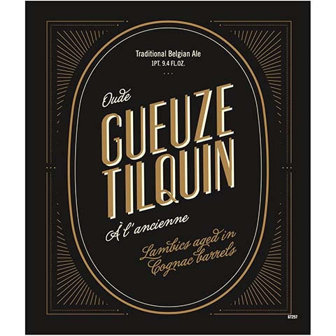 Tilquin Oude Gueuze L'ancienne by Twelve Percent Beer Project, beer label