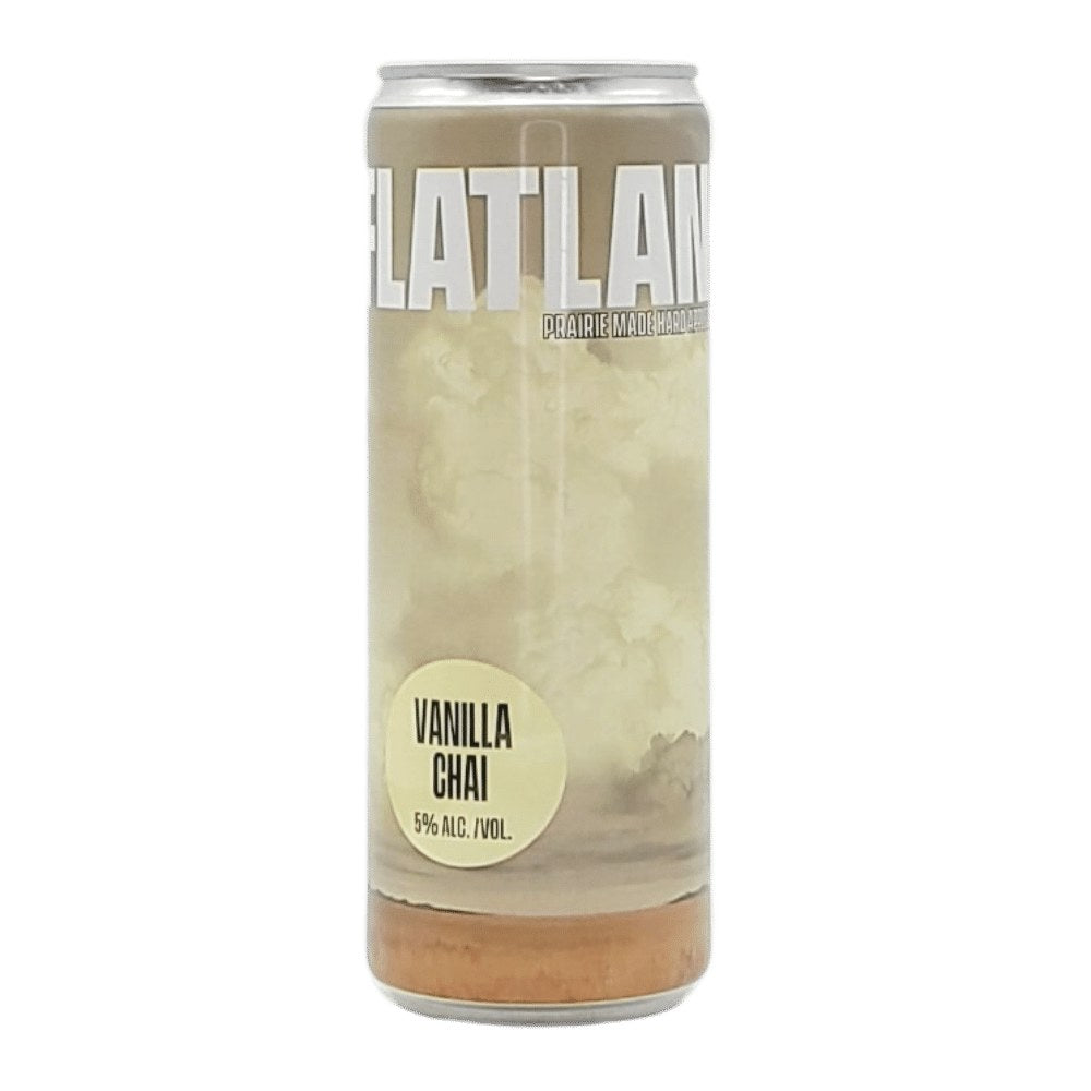 Flatlander Vanilla Chai Apple Cider by Crossmount Cider Co., beer label