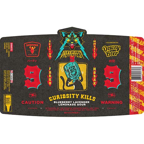 Drekker Curiosity Kills - DrekkerFest 9 Release Sour by Drekker Brewing Company, beer label