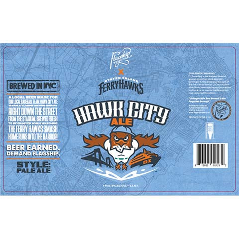 Flagship Hawk City Ale by Flagship Brewing Co., beer label