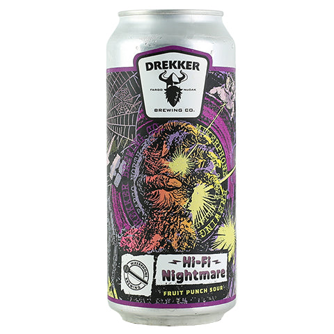 Drekker Hi-Fi Nightmare Fruit Punch Sour by Drekker Brewing Company, beer label