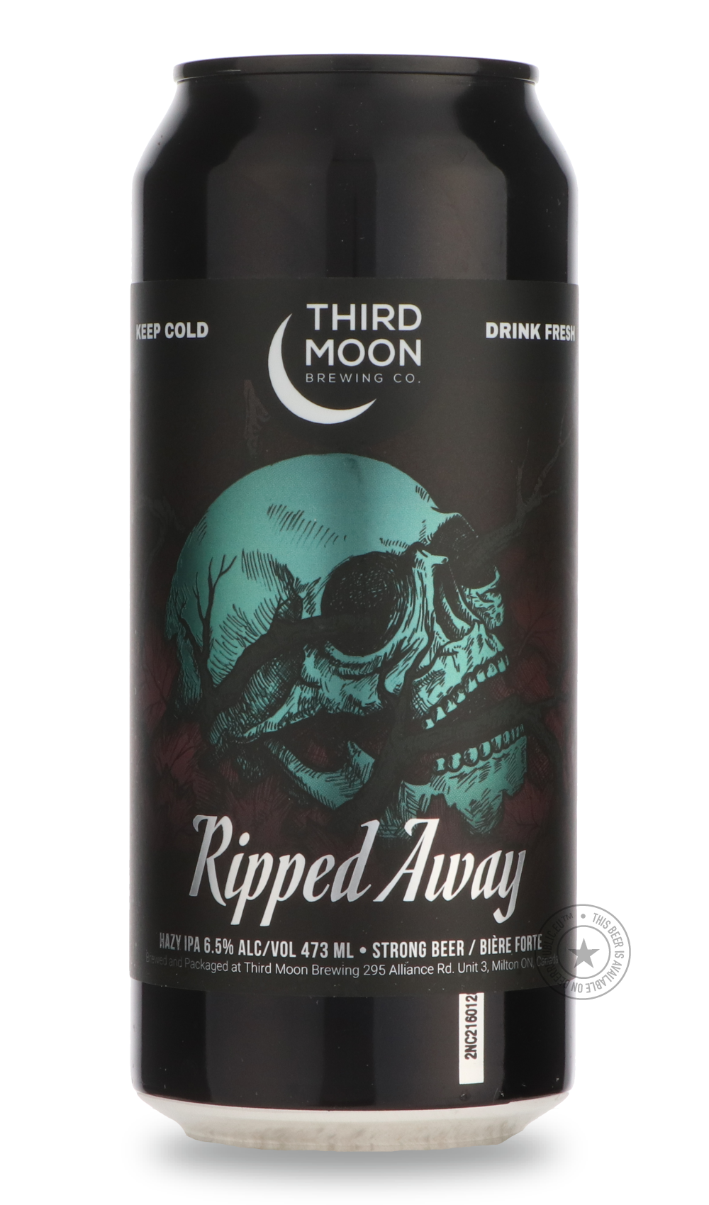 Ripped Away by Third Moon, beer label