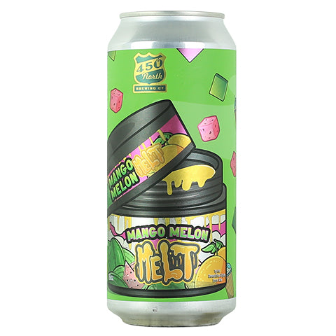 450 North Slushy XL Mango Melon Melt Sour by 450 North Brewing Company, beer label