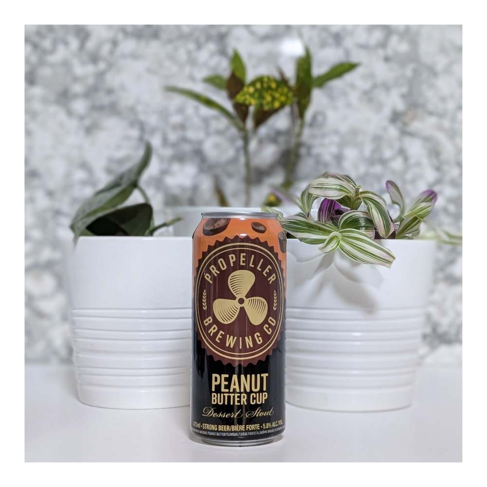 Peanut Butter Cup Dessert Stout by Propeller Brewing Company, beer label