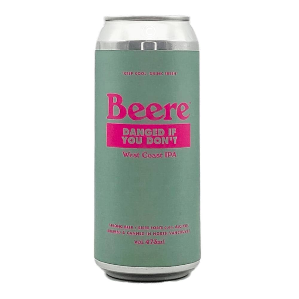 Danged If You Don't West Coast IPA by Beere Brewing Company, beer label