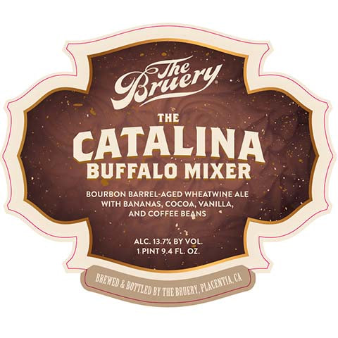 Bruery The Catalina Buffalo Mixer Wheatwine Ale by The Bruery, beer label
