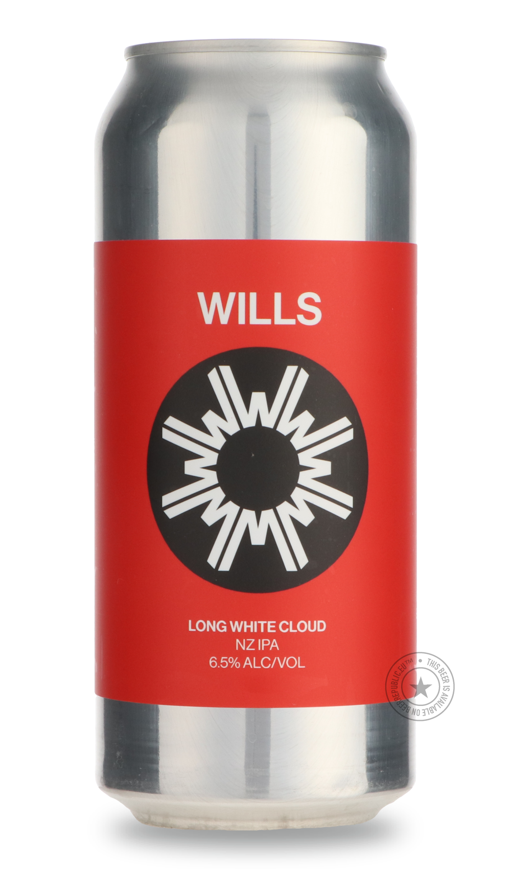 Long White Cloud by Wills, beer label