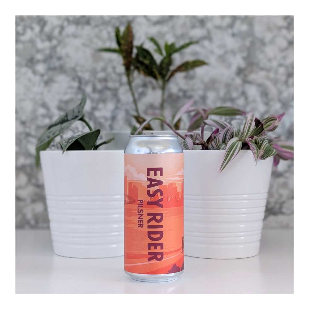 Easy Rider Pilsner by Born Brewing Co., beer label