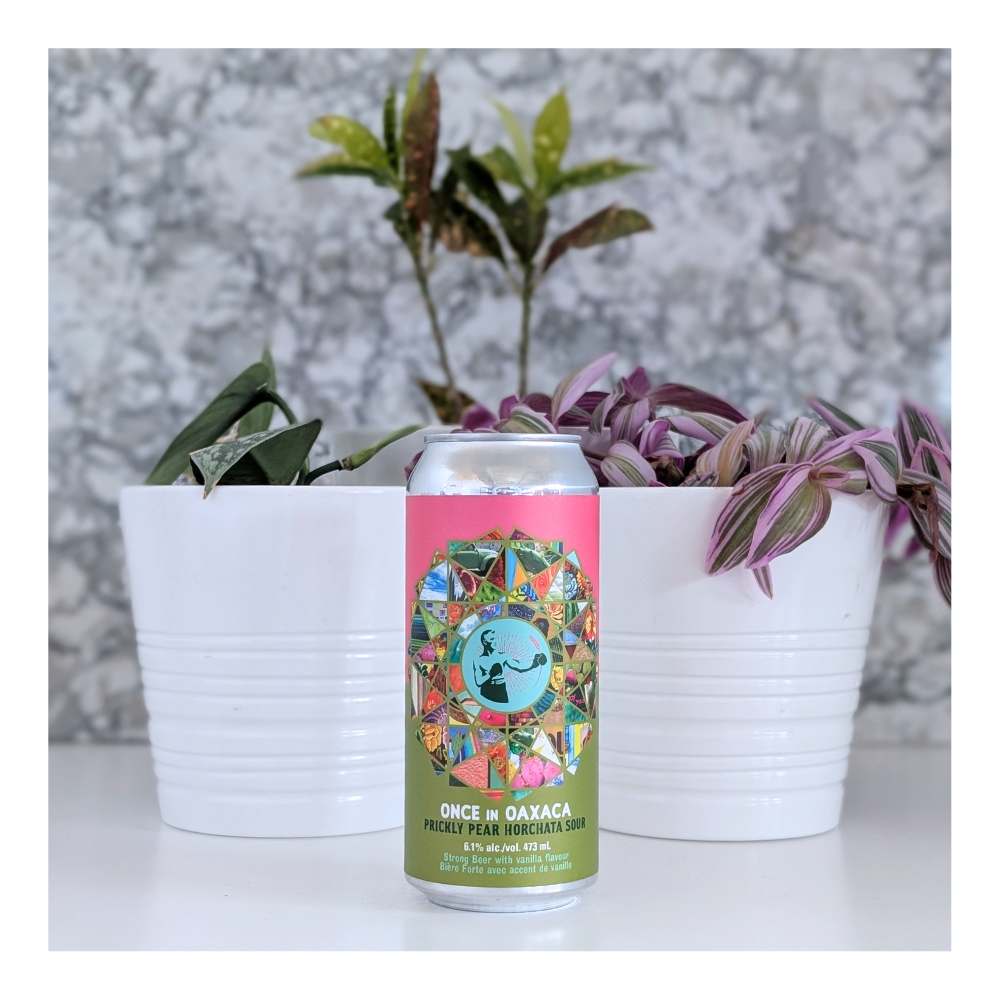 Once In Oaxaca Prickly Pear Sour by Campio Brewing, beer label
