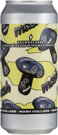 Garage x Finback Soundscapes Mash Collab DIPA by Garage Beer Co, beer label