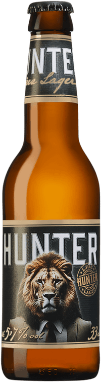 Hunter Ljus lager by Krönleins, beer label