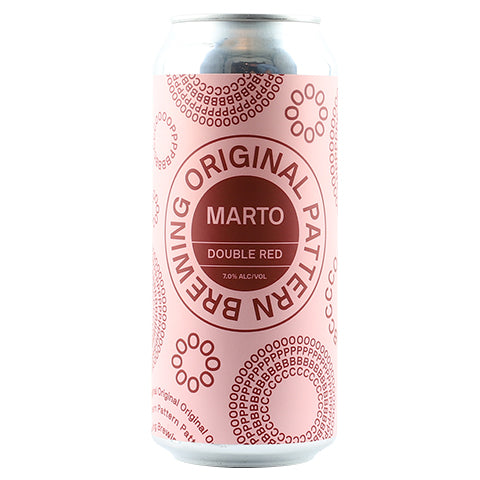 Original Pattern Marto Double Red by Original Pattern Brewing Company, beer label