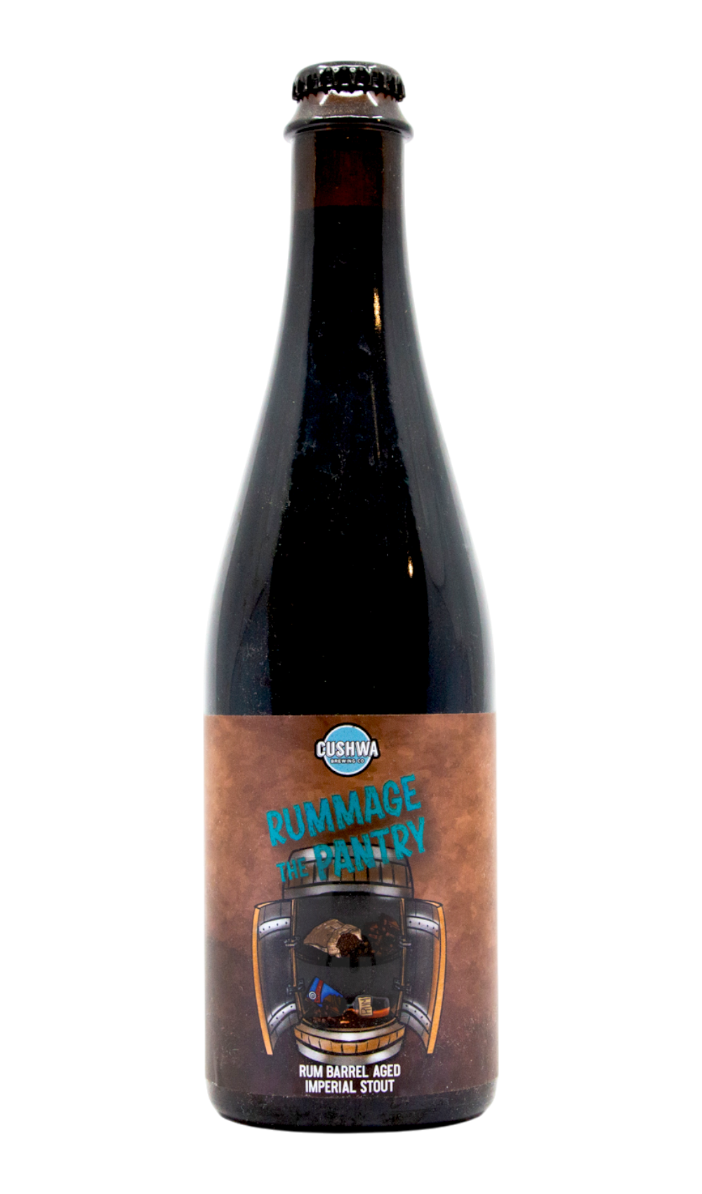 Cushwa Rum Barrel Aged Rummage the Pantry by Cushwa Brewing Co, beer label