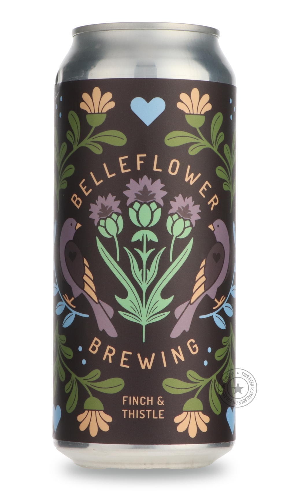 DDH Finch And Thistle by Belleflower Brewing, beer label