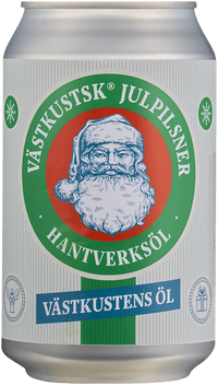 Julpilsner by Västkustens Öl AB, beer label