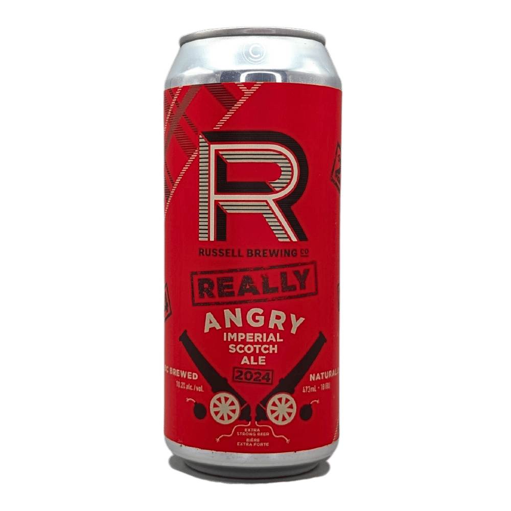 Company Really Angry Imperial Scotch Ale by Russell Brewing, beer label