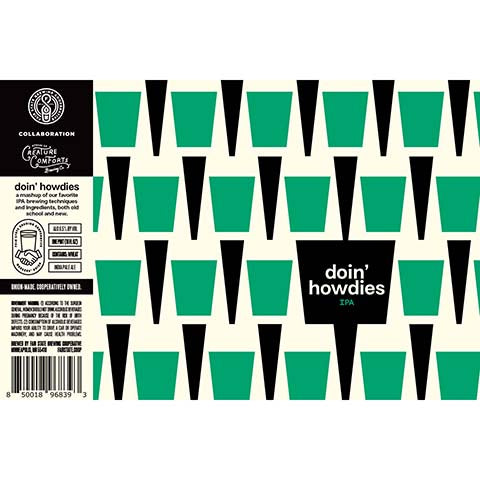 Fair State Doin' Howdies IPA by Fair State Brewing Cooperative, beer label
