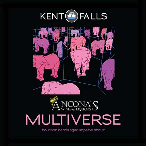 Kent Falls Anacona's Multiverse Imperial Stout by Kent Falls Brewing Company, beer label