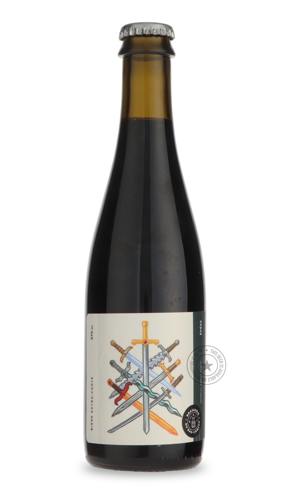 Épées by Brasserie du Bas-Canada, beer label