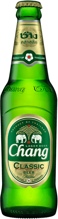 Chang Beer by Cosmos Brewery, beer label