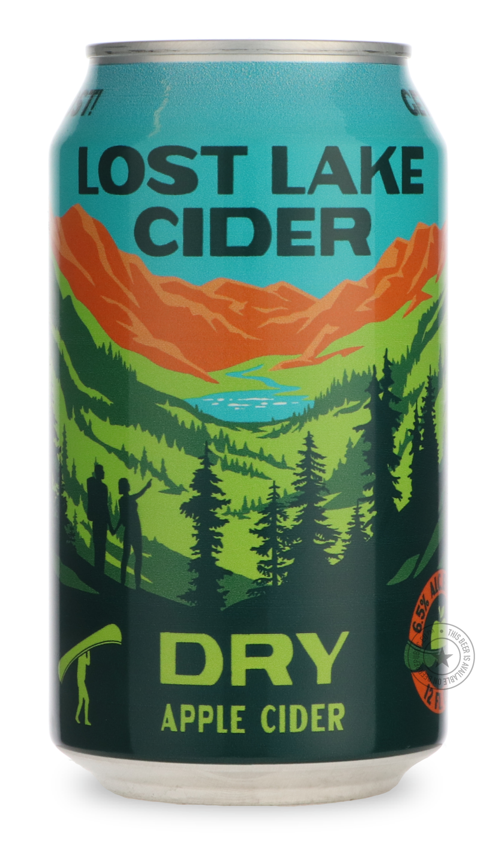 Dry Apple Cider by Lost Lake, beer label