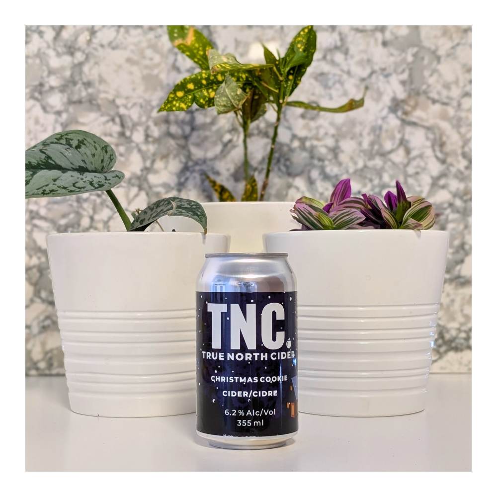 Christmas Cookie Cider by True North Cider, beer label