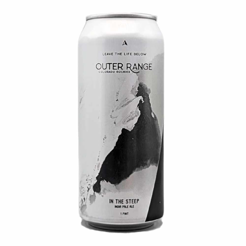 Company In The Steep Hazy IPA by Outer Range Brewing Comapny, beer label