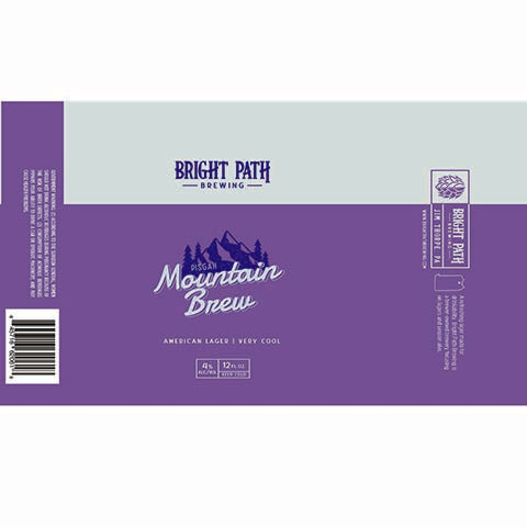Bright Path Pisgah Mountain Brew American Lager by Bright Path Brewing, beer label