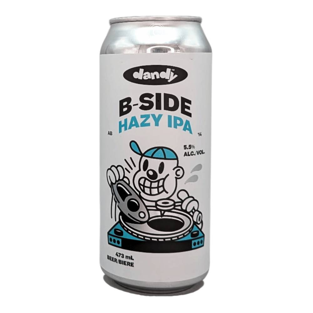 B-Side Hazy IPA by The Dandy Brewing Company, beer label