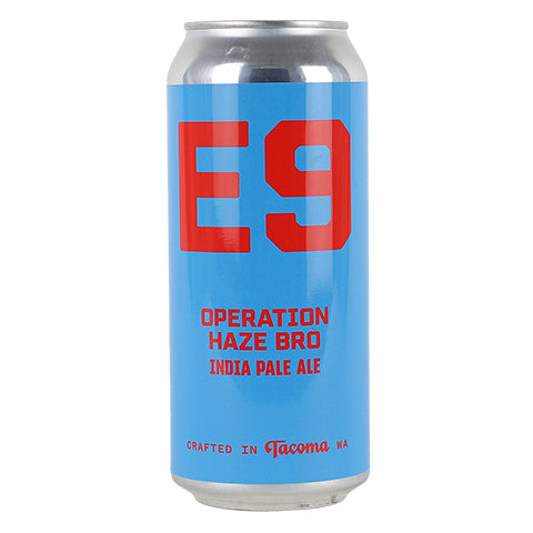 E9 Operation Haze Bro IPA by E9 Brewing Company, beer label