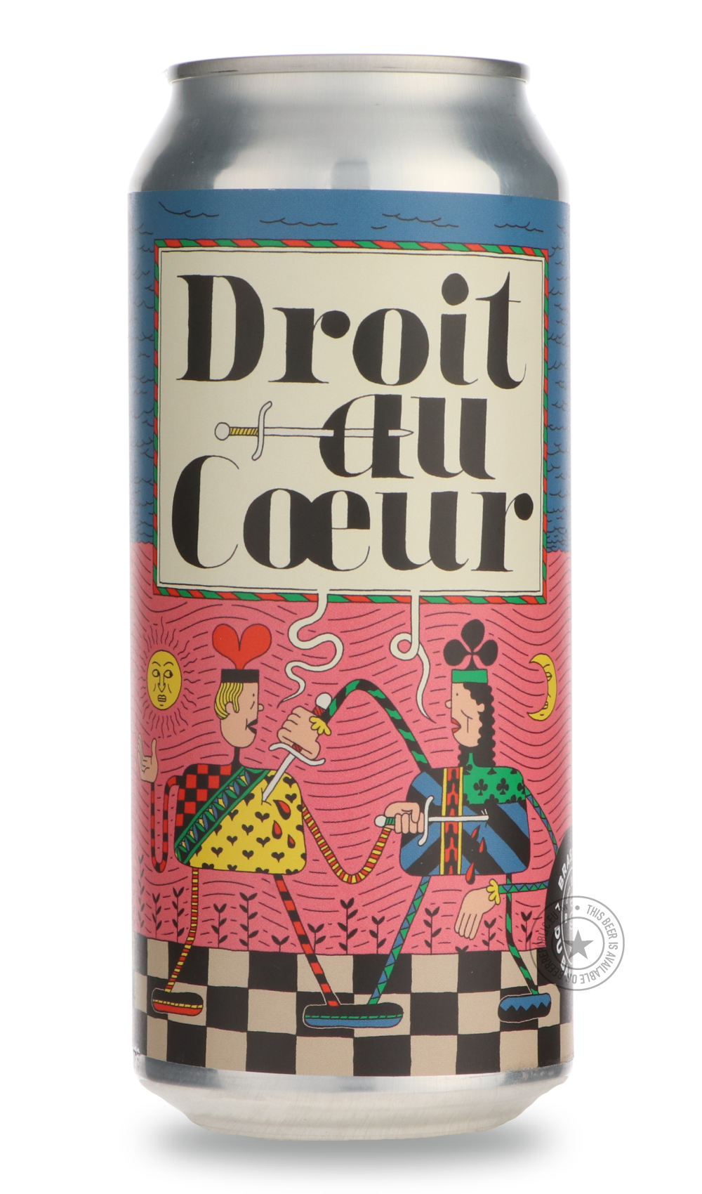 Droit Au Coeur by Brasserie du Bas-Canada, beer label
