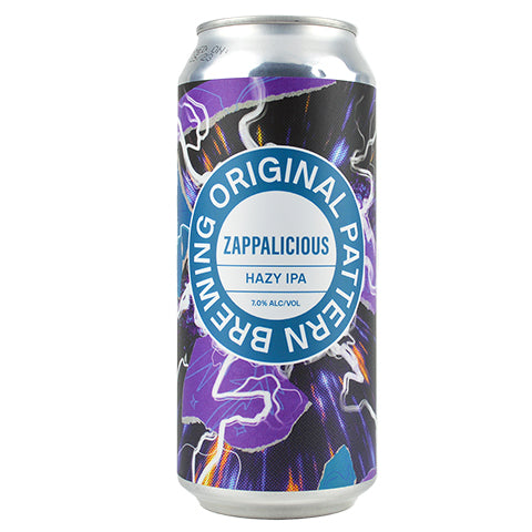Original Pattern Zappalicious Hazy IPA by Original Pattern Brewing Company, beer label