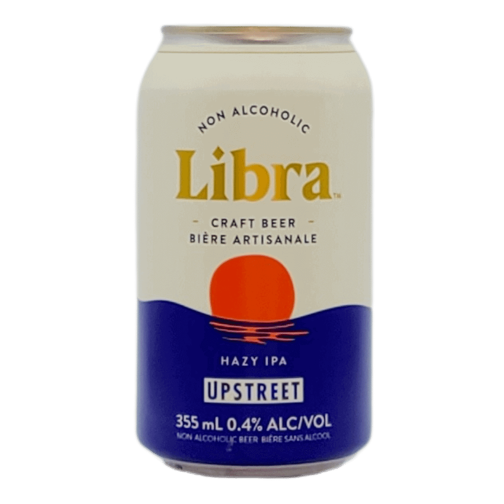 Craft Brewing Libra Hazy IPA Non-Alcoholic by Upstreet Craft Brewing, beer label