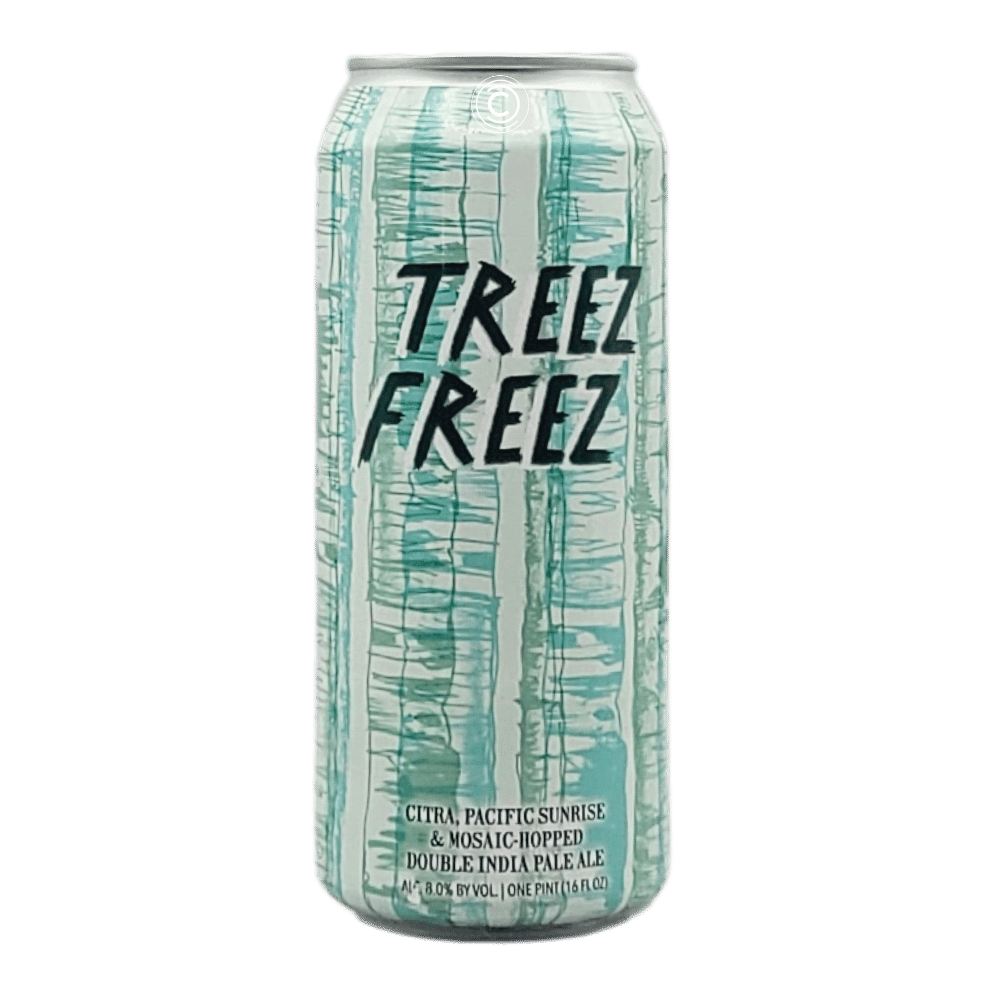 Treez Freez Hazy Double IPA by Hop Butcher, beer label